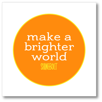 Make A Brighter World Coasters (4-pack)