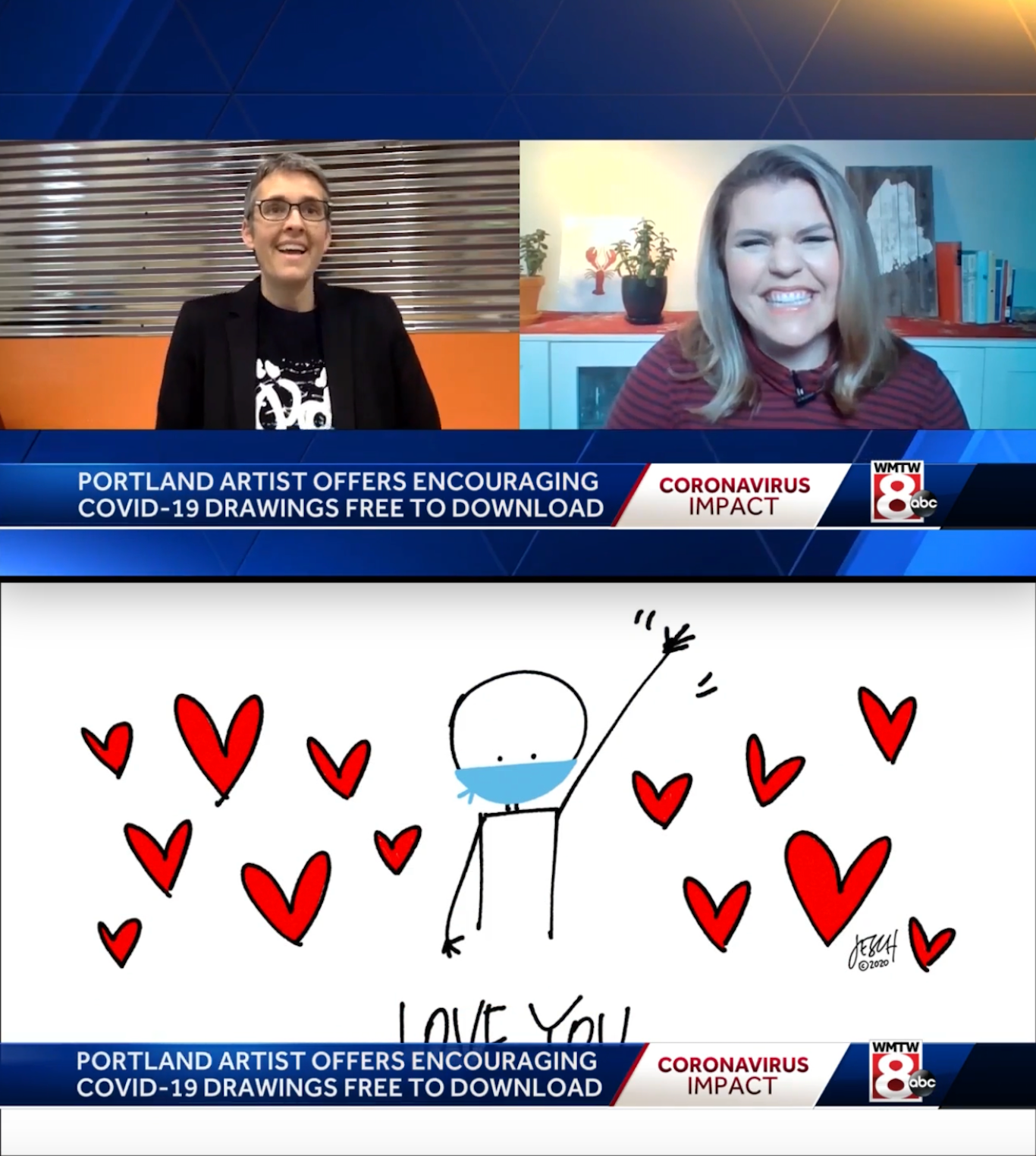 Jess’ illustrations make the news!