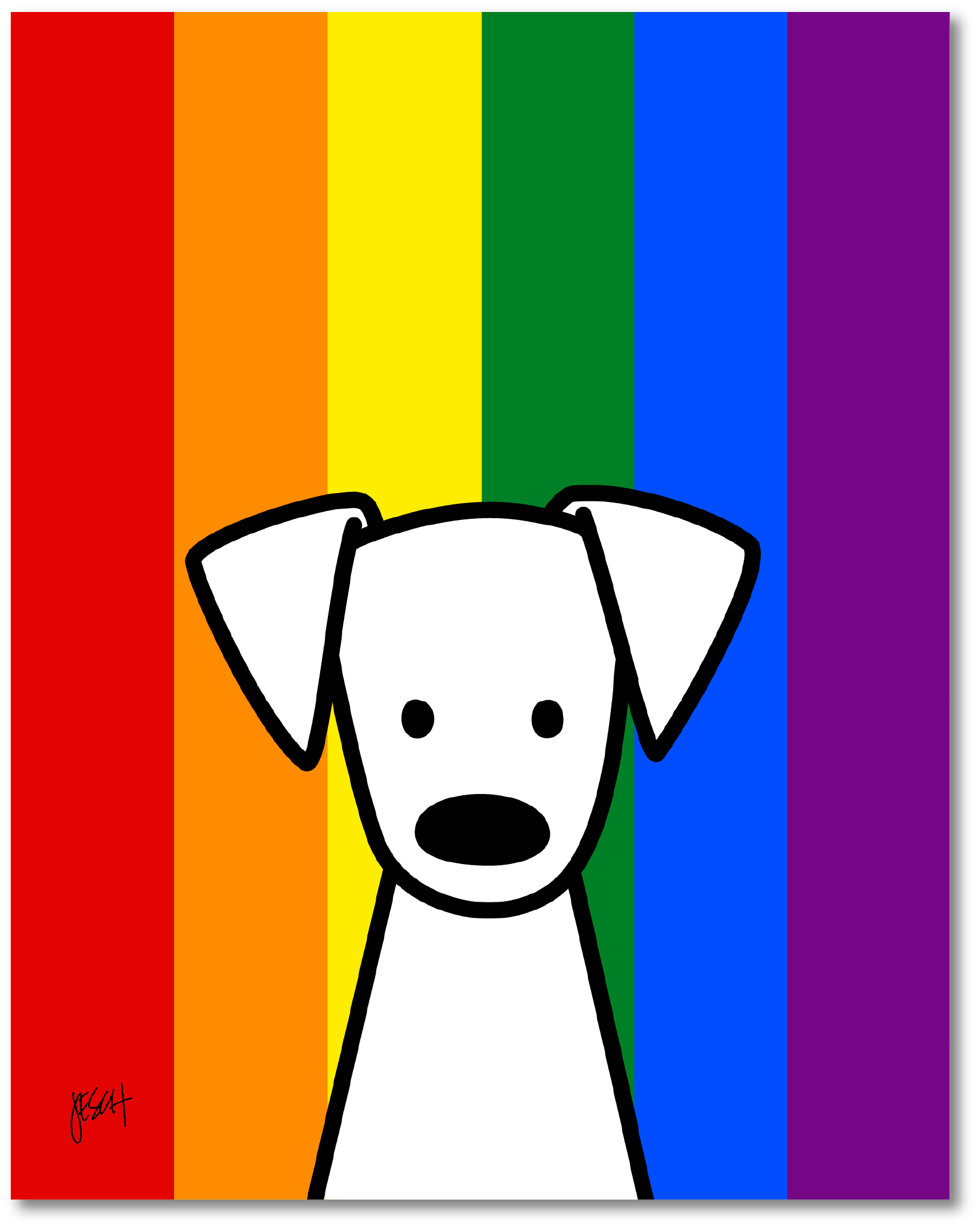 uu Pose (Pride) Art Print