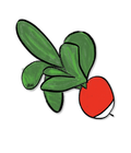 Bite the Radish Sticker
