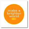 Make A Brighter World Coasters (4-pack)