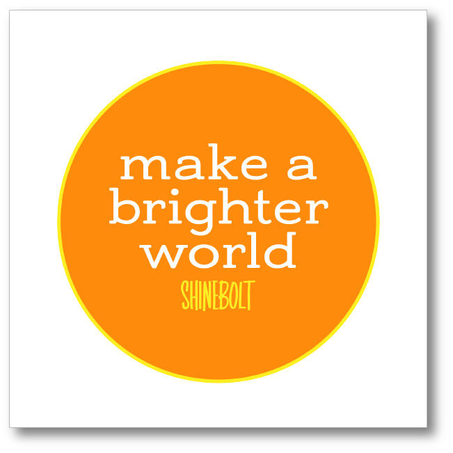 Make A Brighter World Coasters (4-pack)