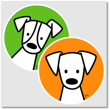 Dog Park Stickers (2-pack)