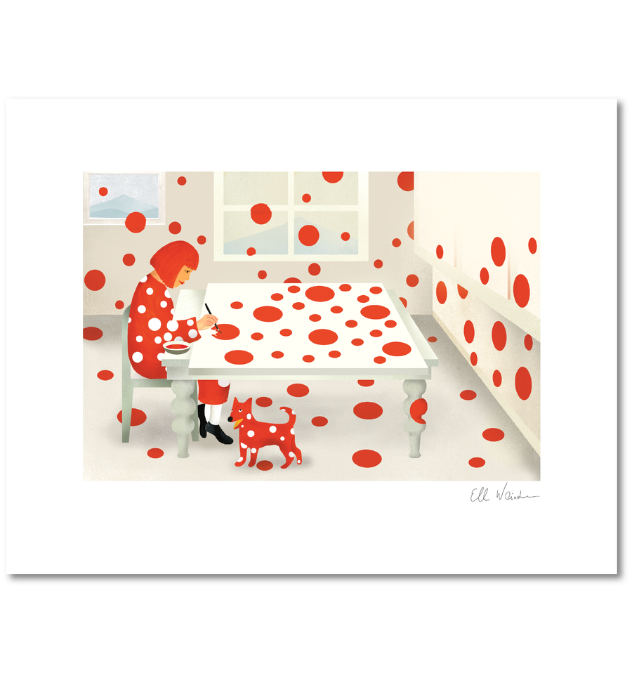 Ellen Weinstein: Yayoi Kusama Paints Her Dots Every Day
