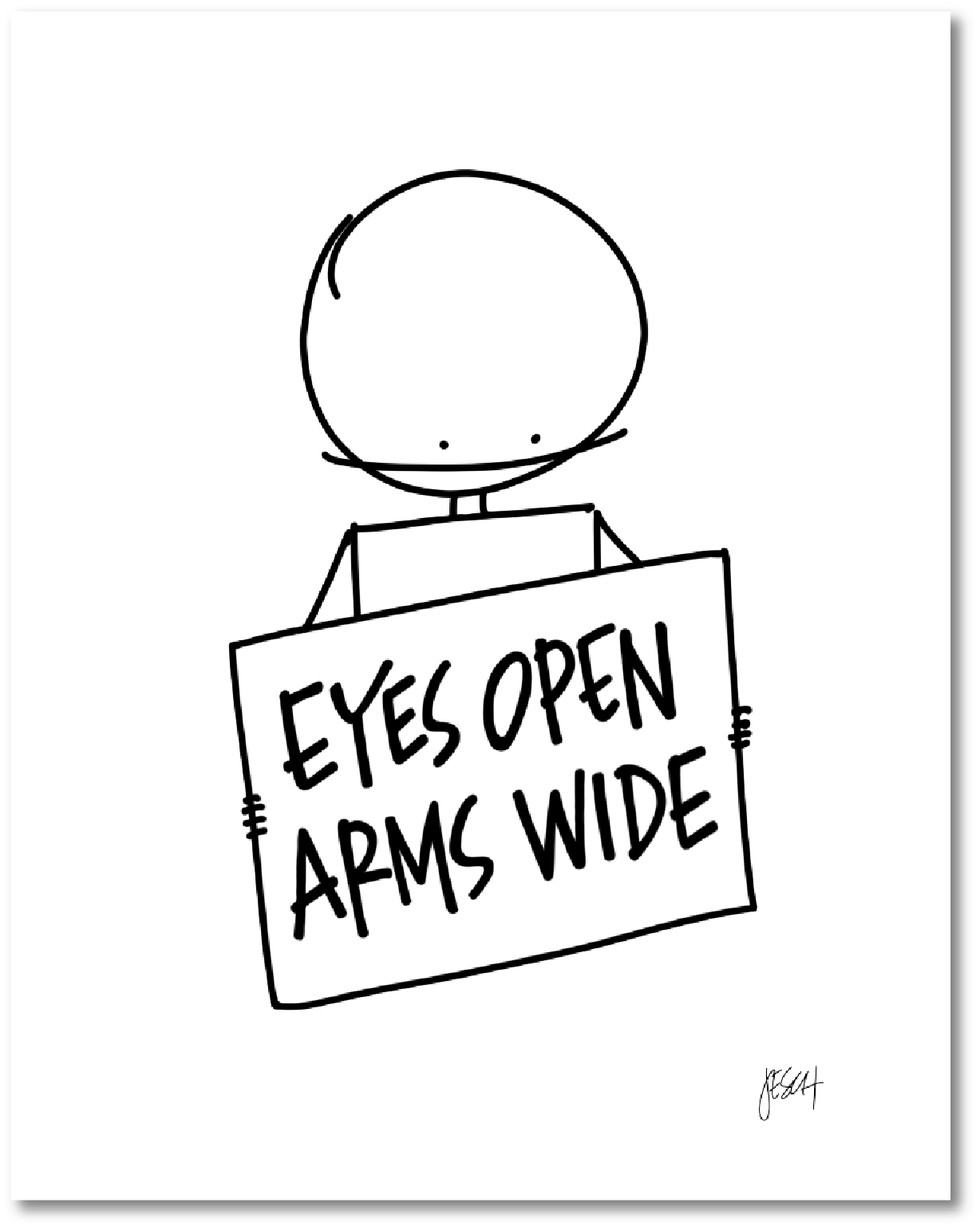 Eyes Open Arm Wide