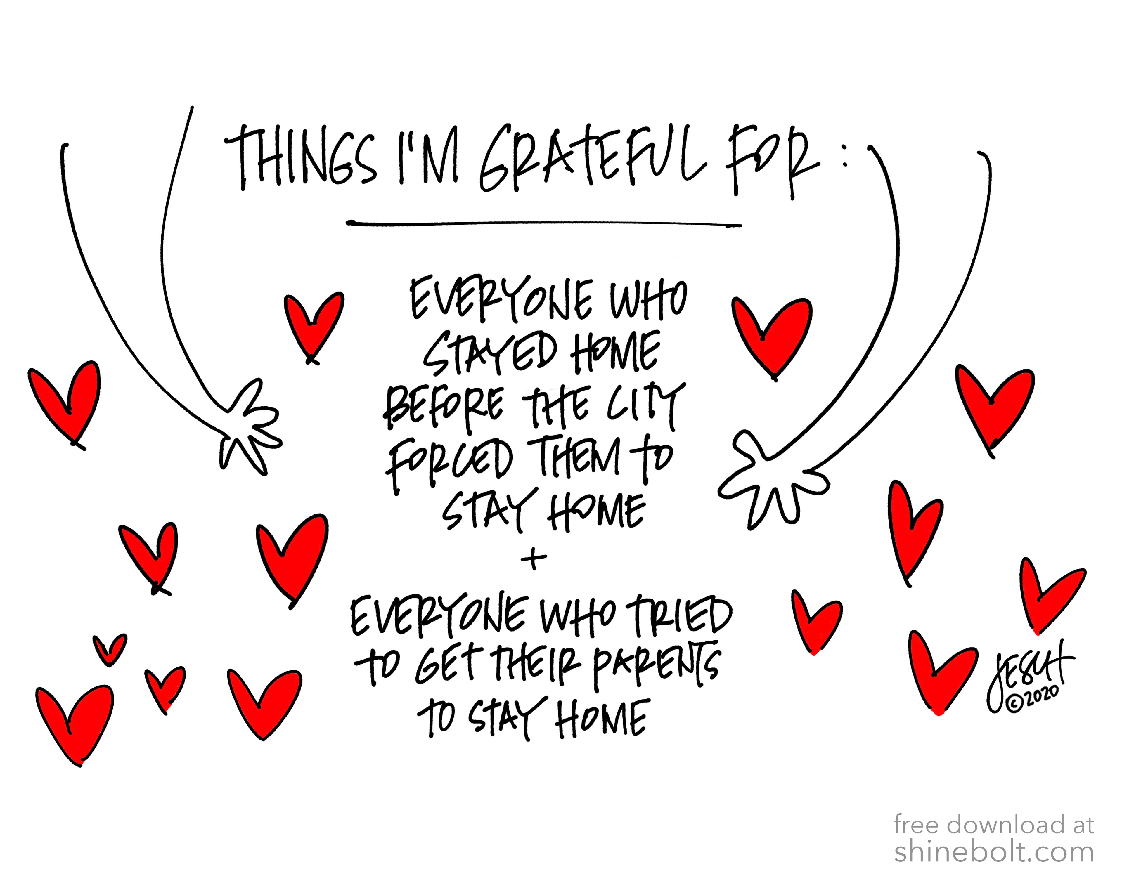 Things I'm Grateful For: Free Download
